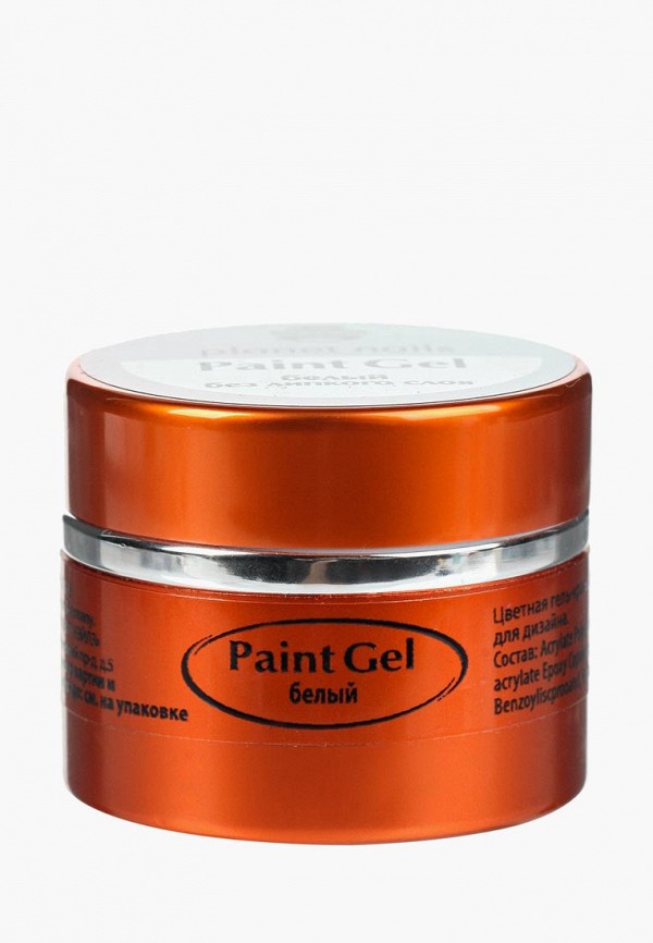

Гель-краска для ногтей Planet Nails, Белый, Paint Gel - 11901 Белый, 5 г