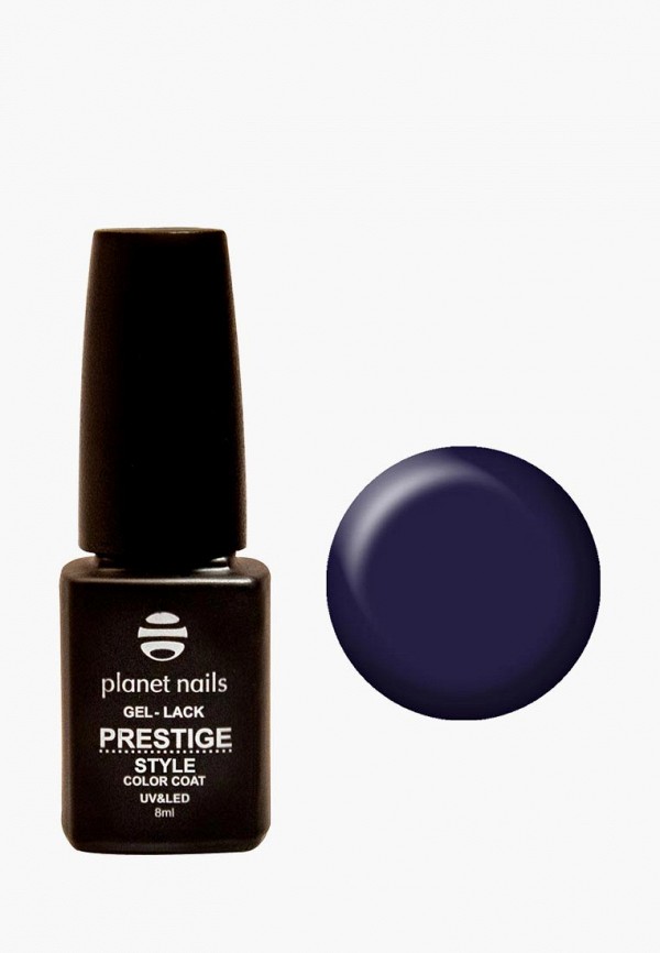 

Гель-лак для ногтей Planet Nails, "PRESTIGE STYLE" - 411, 8 мл фиолетовый антрацит, Синий