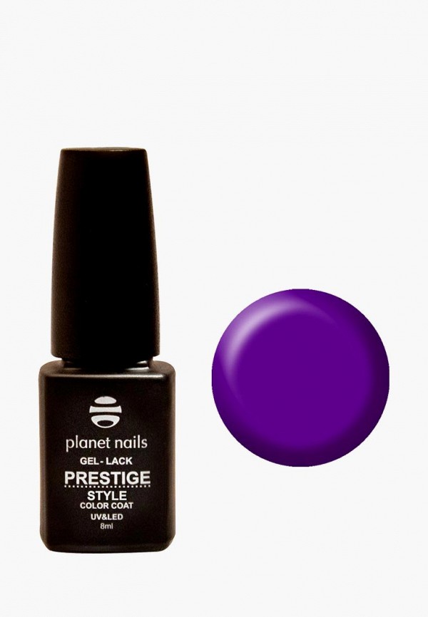 

Гель-лак для ногтей Planet Nails, Фиолетовый, "PRESTIGE STYLE" - 413, 8 мл серобуромалиновый