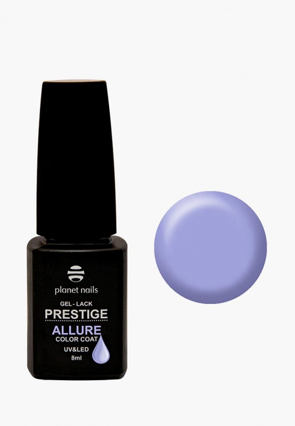 

Гель-лак для ногтей Planet Nails, Фиолетовый, "PRESTIGE ALLURE" - 608, 8 мл сиреневый вечер