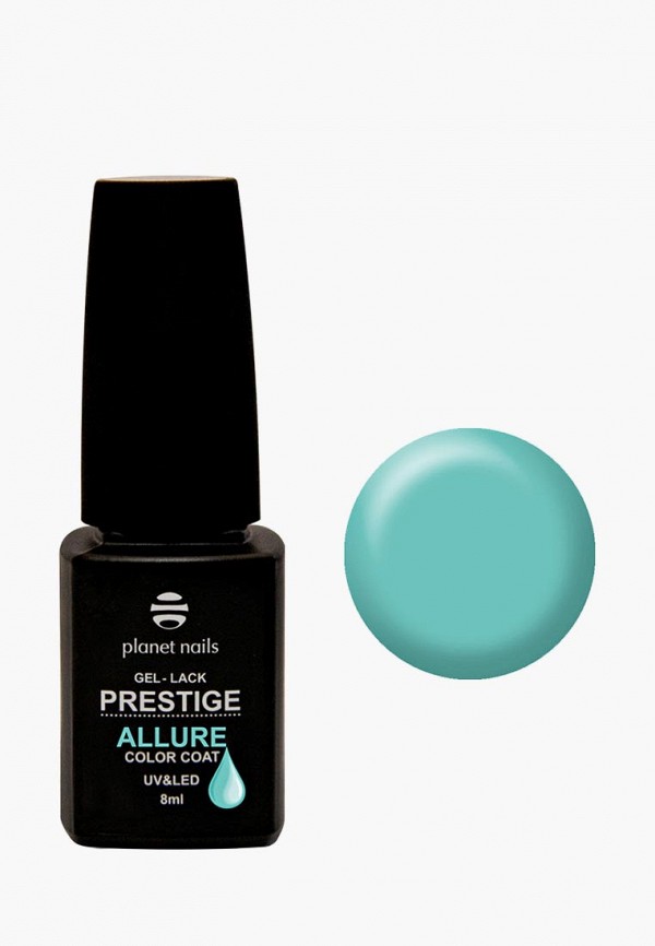 

Гель-лак для ногтей Planet Nails, Бирюзовый, "PRESTIGE ALLURE" - 609, 8 мл мятный
