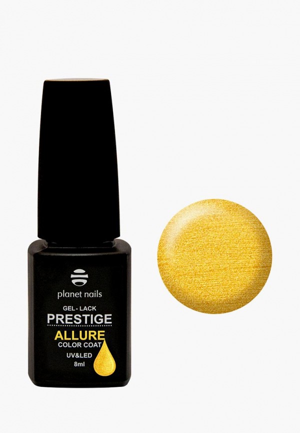 

Гель-лак для ногтей Planet Nails, Желтый, "PRESTIGE ALLURE" - 631, 8 мл
