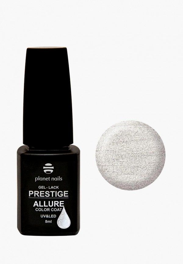 

Гель-лак для ногтей Planet Nails, Серый, "PRESTIGE ALLURE" - 632, 8 мл