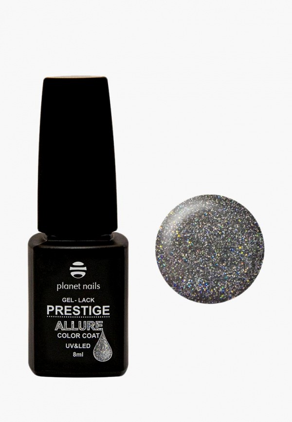 

Гель-лак для ногтей Planet Nails, Серебряный, "PRESTIGE ALLURE" - 646, 8 мл