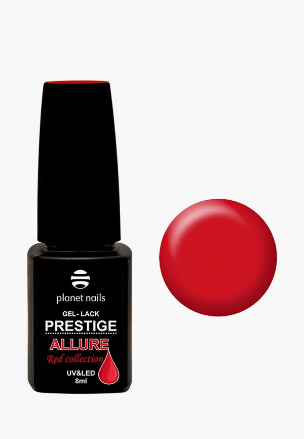 

Гель-лак для ногтей Planet Nails, Коралловый, "PRESTIGE ALLURE" Red Collection - 650 красный коралл, 8 мл