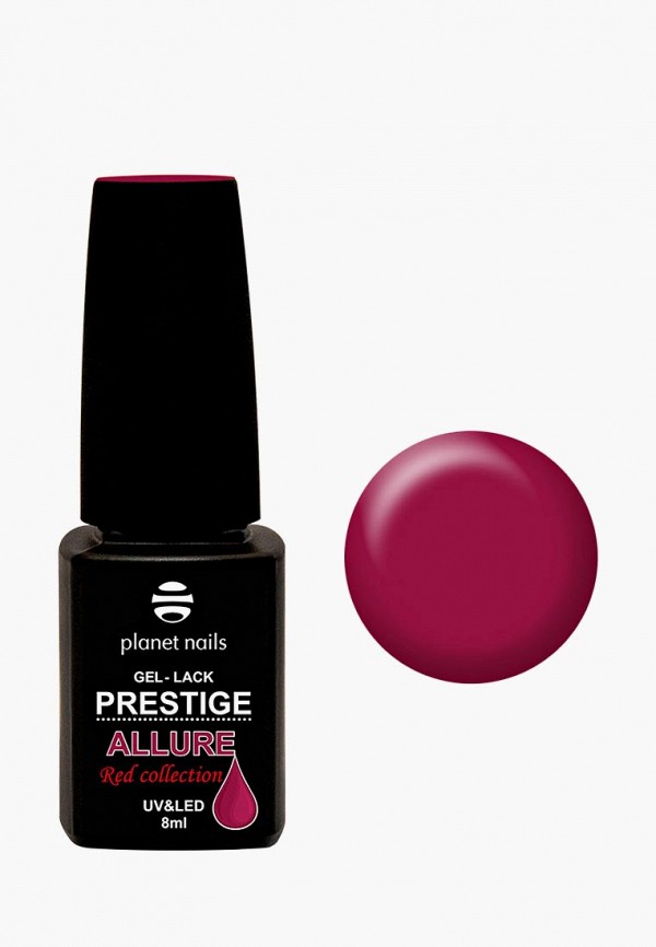 

Гель-лак для ногтей Planet Nails, Розовый, "PRESTIGE ALLURE" Red Collection - 655 спелая вишня, 8 мл