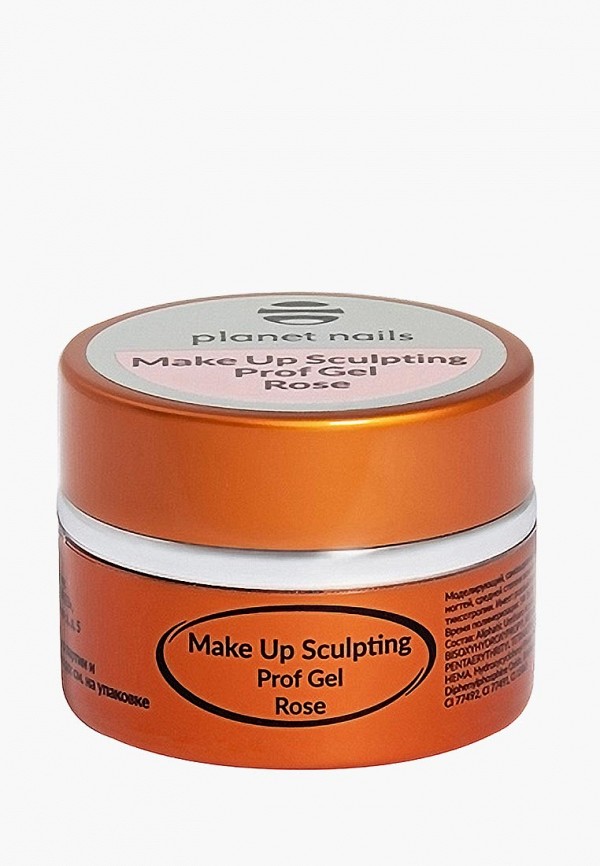 

Гель-лак для ногтей Planet Nails, Розовый, MAKE UP SCULPTING PROF GEL ROSE – моделирующий, розовый, 5 г