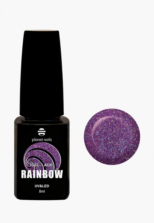 

Гель-лак для ногтей Planet Nails, Фиолетовый, "RAINBOW"- 806, 8 мл