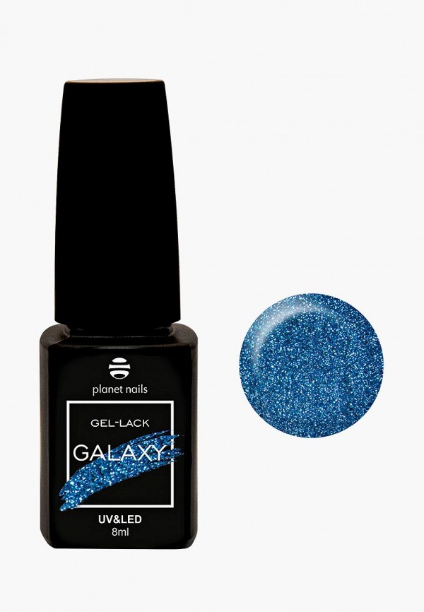 

Гель-лак для ногтей Planet Nails, Синий, "GALAXY" - 735 Нептун 8 мл