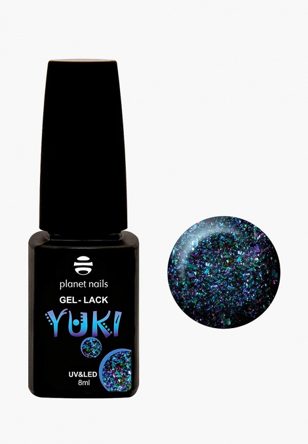 

Гель-лак для ногтей Planet Nails, Синий, "Yuki", 784, 8 мл