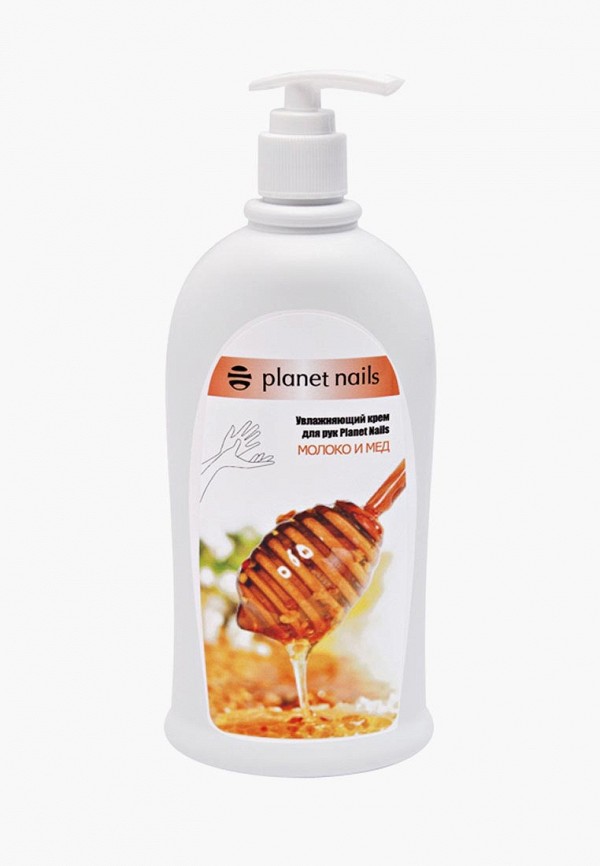 

Крем для рук Planet Nails, "Молоко и мед", 500 мл, Белый