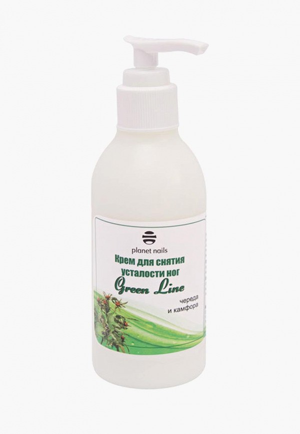 

Крем для ног Planet Nails, Белый, "Green Line", 200 мл