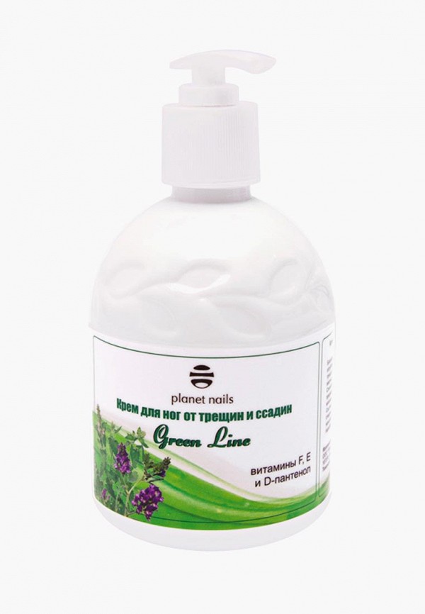 

Крем для ног Planet Nails, Прозрачный, "Green Line" 500 мл