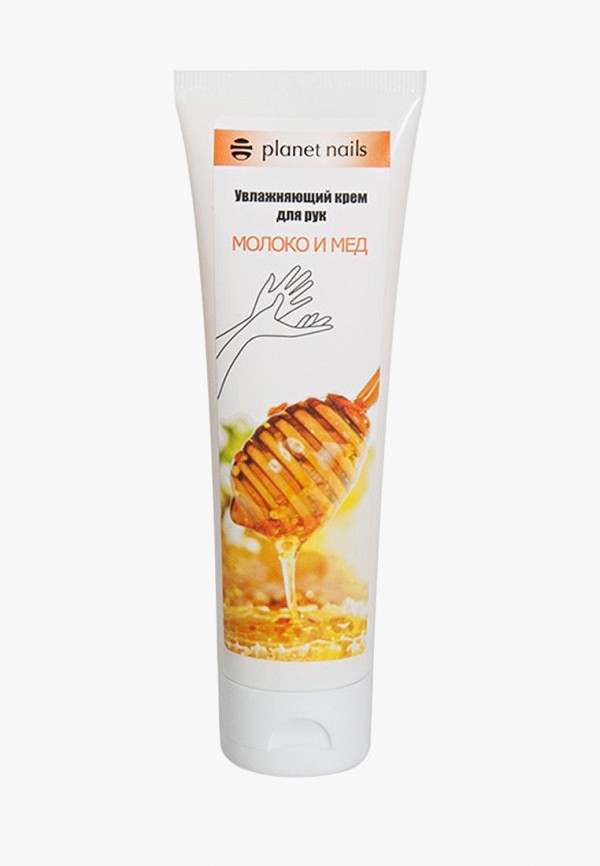 

Крем для рук Planet Nails, Прозрачный, "Молоко и мед" 100 мл