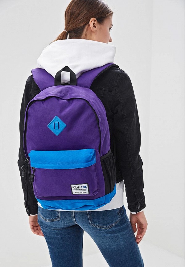 Рюкзак Polar 15008 Purple-Blue Фото 4