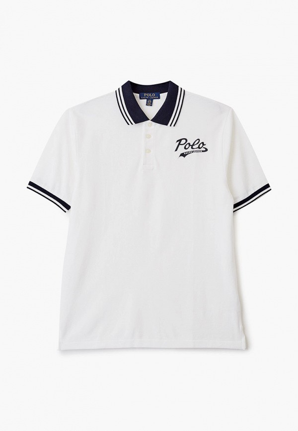 

Поло Polo Ralph Lauren, Белый, Polo Ralph Lauren PO006EBFNHC6