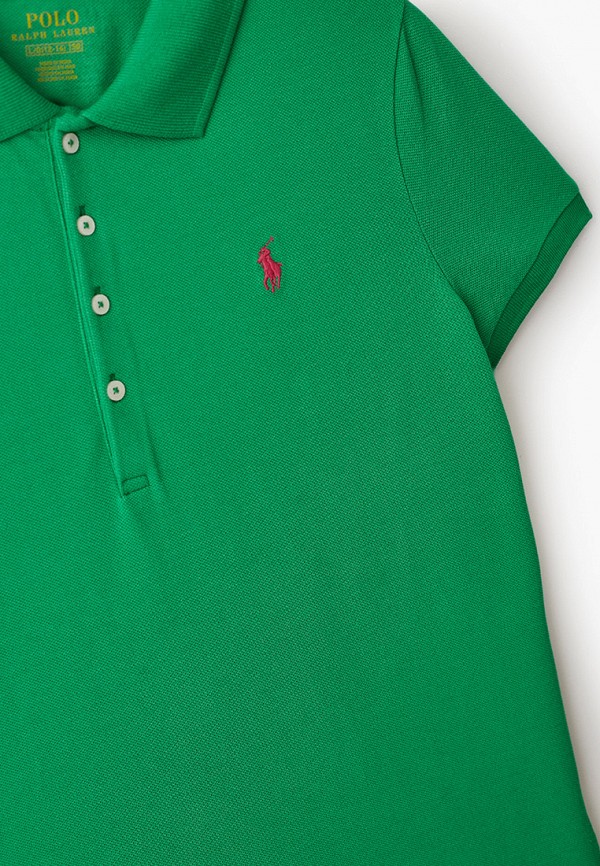 Поло для девочки Polo Ralph Lauren 313698589085 Фото 3