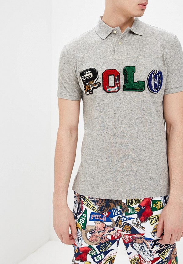 

Поло Polo Ralph Lauren, Серый