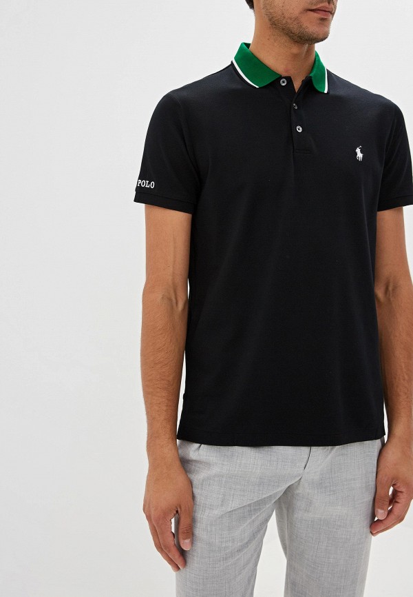 

Поло Polo Ralph Lauren, Черный, SLIM FIT