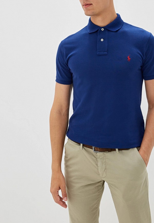 

Поло Polo Ralph Lauren, Синий, SLIM FIT