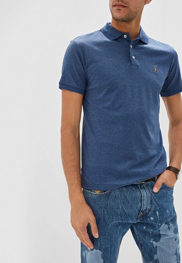 

Поло Polo Ralph Lauren, Синий, SLIM FIT