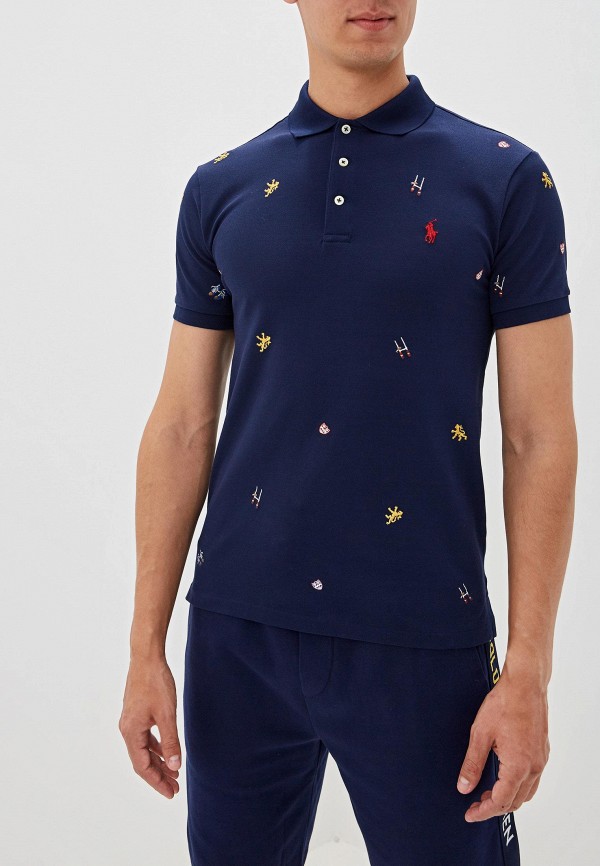 

Поло Polo Ralph Lauren, Синий, SLIM FIT