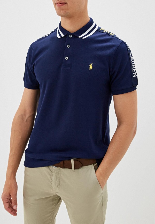 

Поло Polo Ralph Lauren, Синий, SLIM FIT