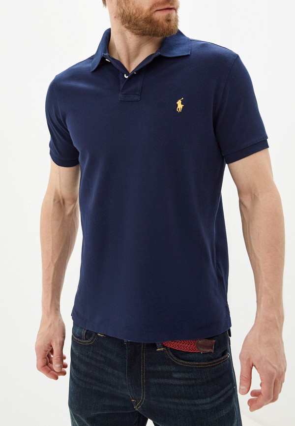 Polo Ralph Lauren синее поло