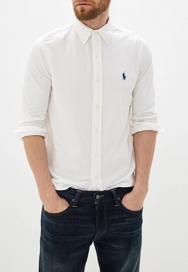 

Рубашка Polo Ralph Lauren, Белый, Polo Ralph Lauren PO006EMGVVC6