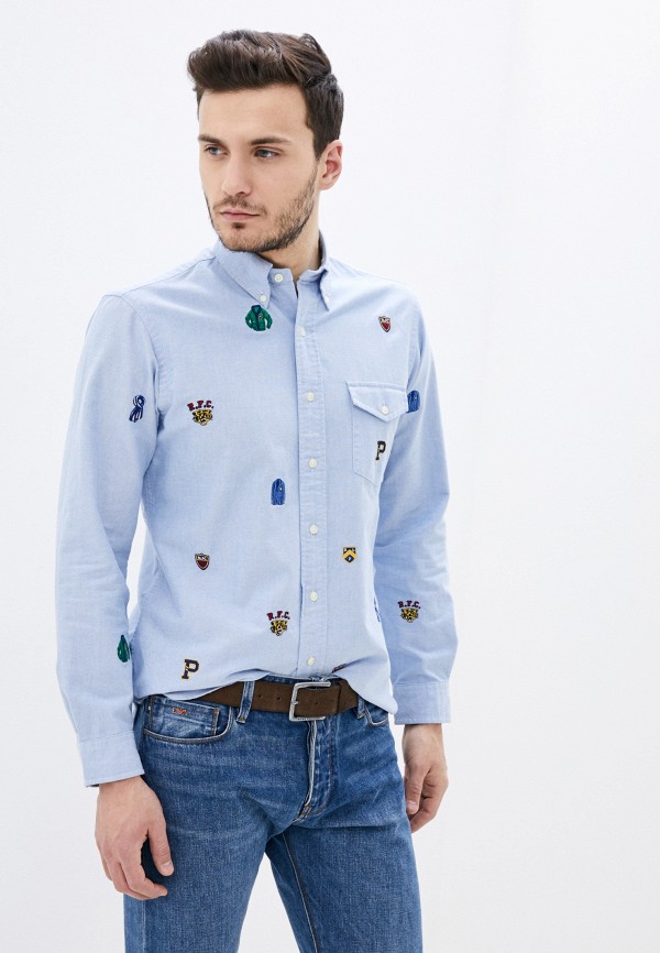 

Рубашка Polo Ralph Lauren, Голубой, Polo Ralph Lauren PO006EMHTRD8