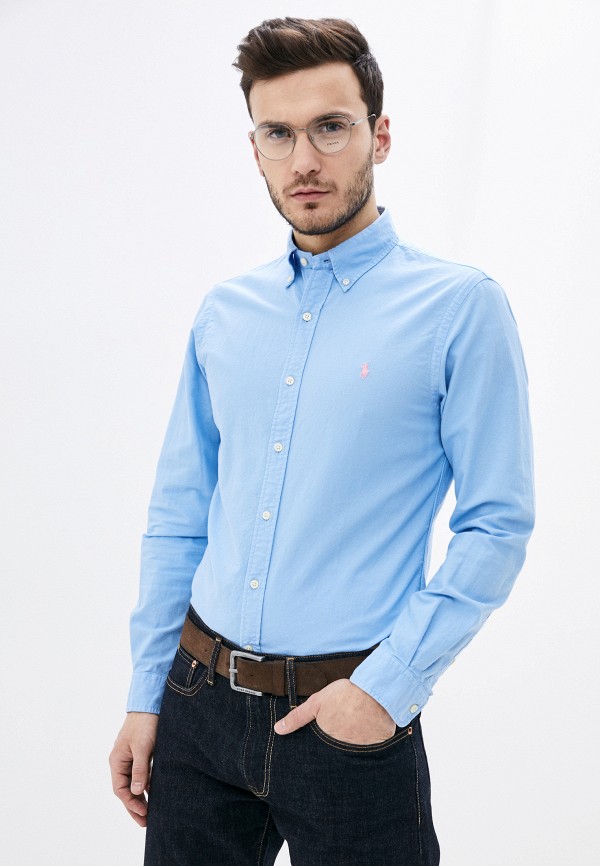 

Рубашка Polo Ralph Lauren, Голубой, Polo Ralph Lauren PO006EMHTRE3