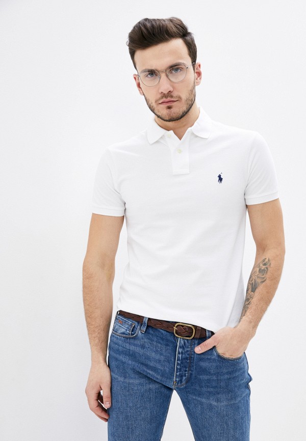 

Поло Polo Ralph Lauren, Белый, Polo Ralph Lauren PO006EMHTRI9