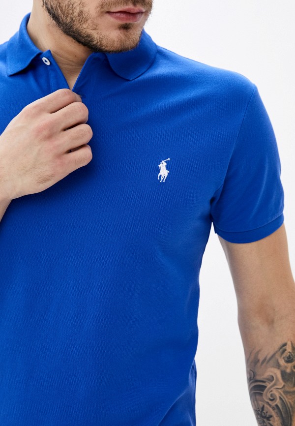 Polo Ralph Lauren синее поло
