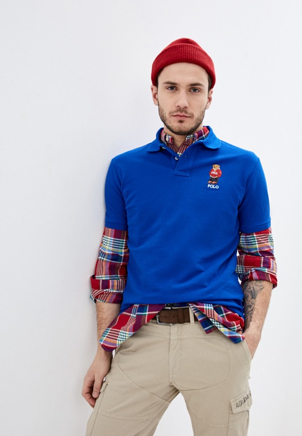 

Поло Polo Ralph Lauren, Синий, Polo Ralph Lauren PO006EMHTRK0