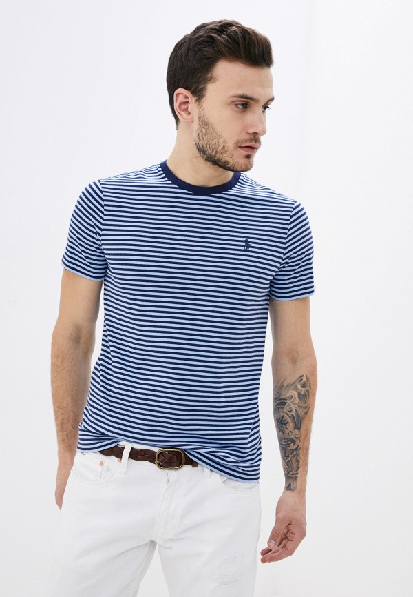 

Футболка Polo Ralph Lauren, Голубой, Polo Ralph Lauren PO006EMHTRL3