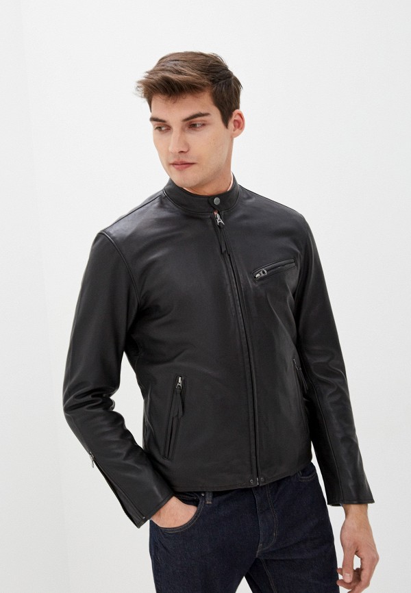 

Куртка кожаная Polo Ralph Lauren, Черный