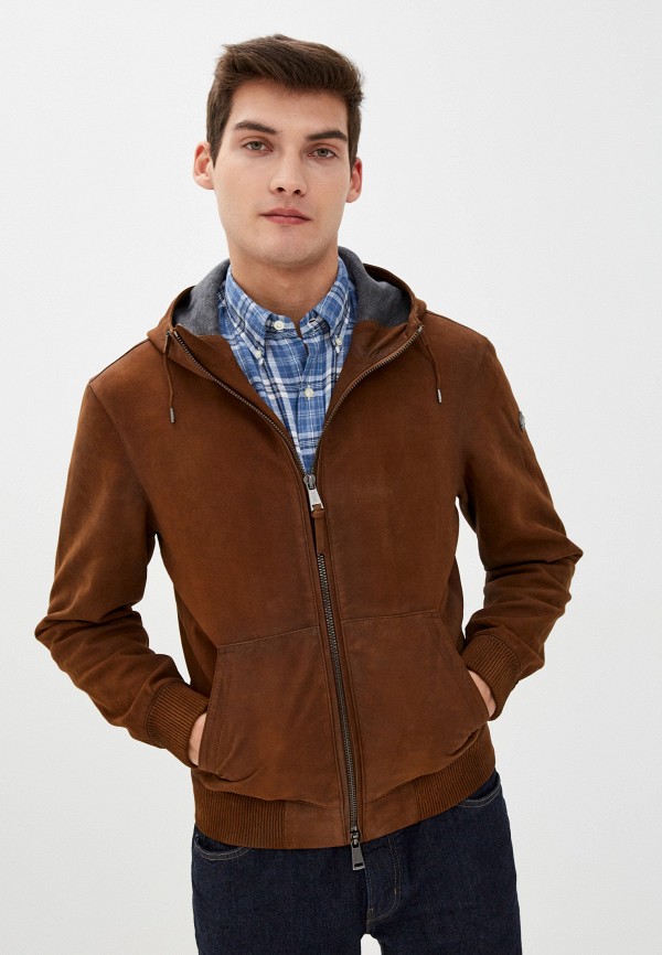 

Куртка кожаная Polo Ralph Lauren, Коричневый