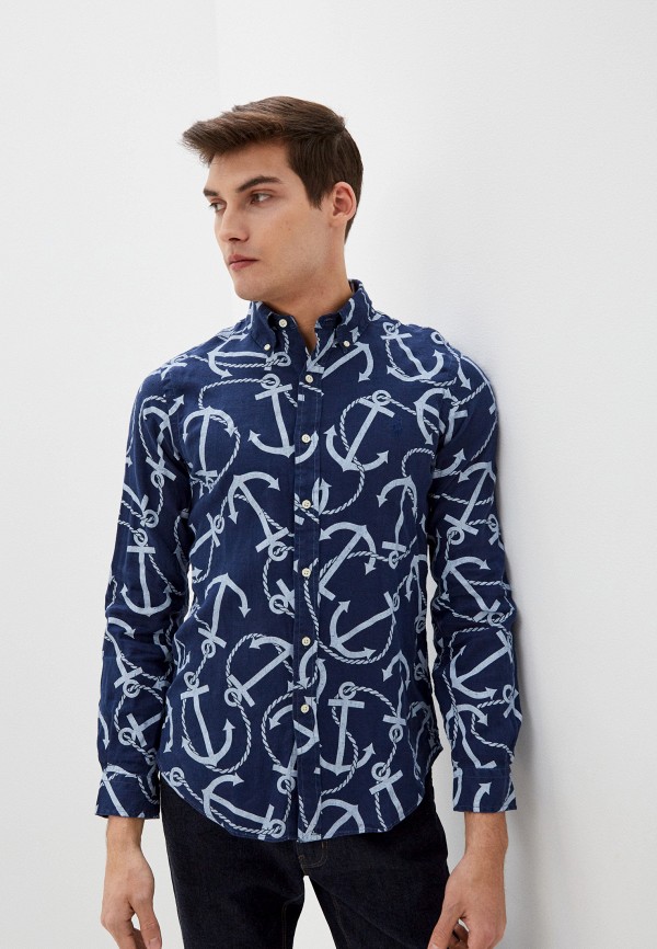 

Рубашка Polo Ralph Lauren, Синий, Polo Ralph Lauren PO006EMHTZS2