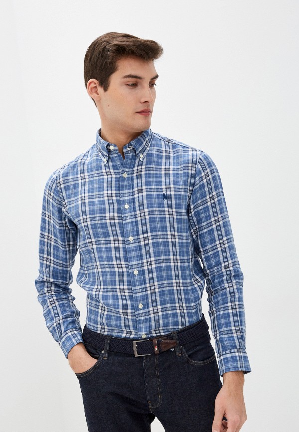 

Рубашка Polo Ralph Lauren, Синий, Polo Ralph Lauren PO006EMHTZS6