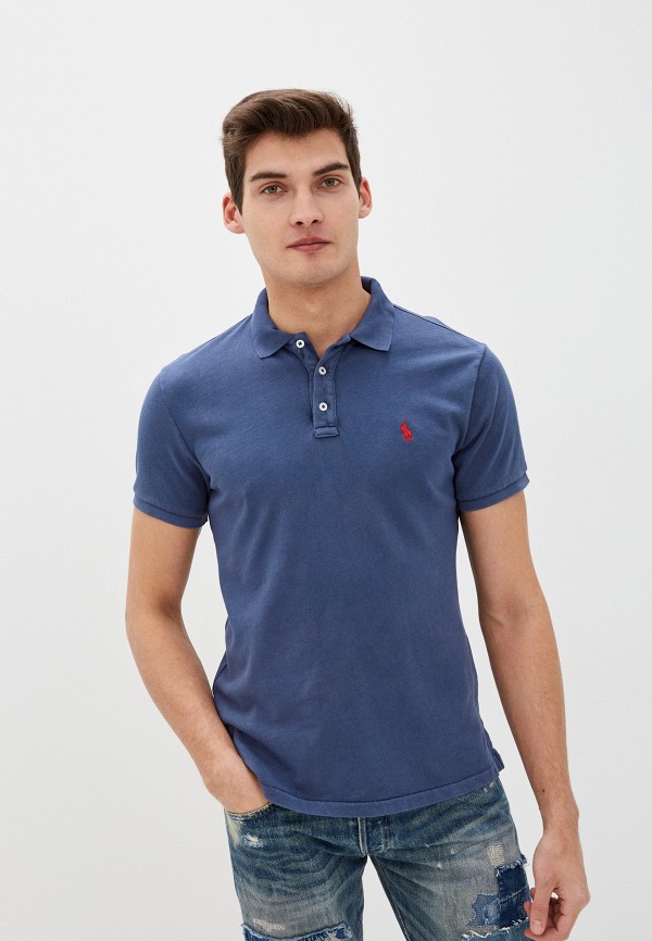 

Поло Polo Ralph Lauren, Синий, Polo Ralph Lauren PO006EMHUCJ7