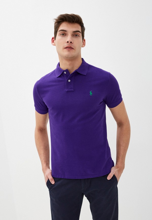 

Поло Polo Ralph Lauren, Фиолетовый, Polo Ralph Lauren PO006EMJBTO2