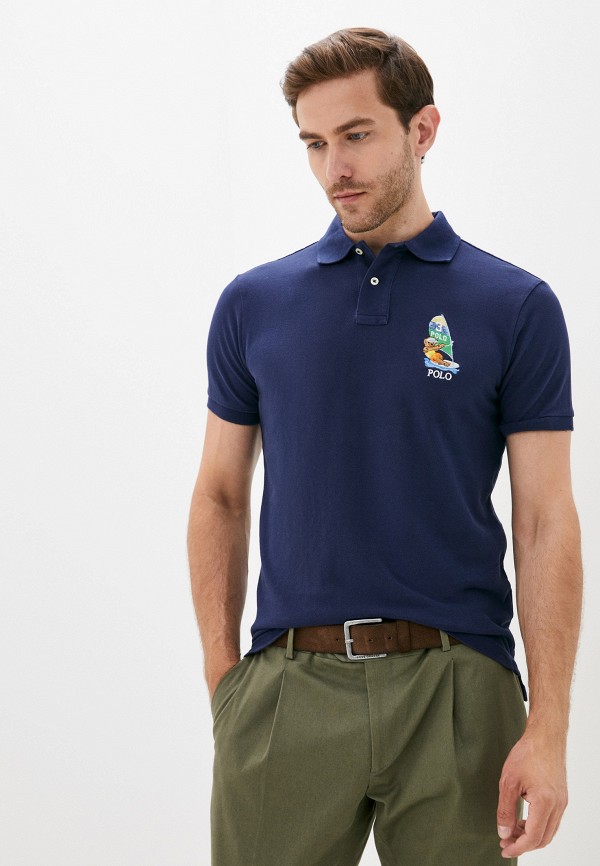 

Поло Polo Ralph Lauren, Синий, Tropicale Capsule