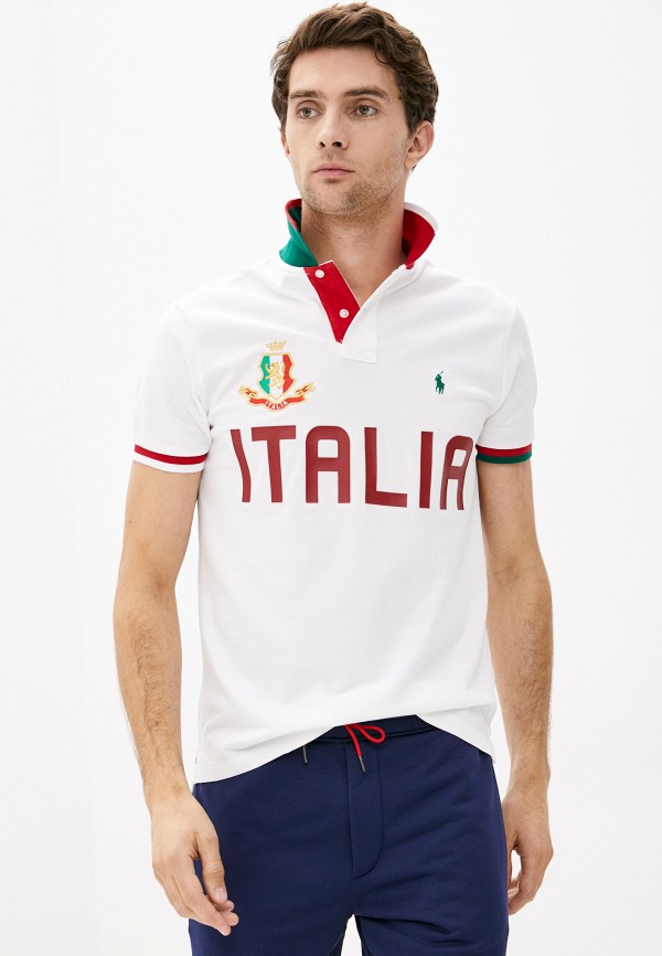 

Поло Polo Ralph Lauren, Белый, Polo Ralph Lauren PO006EMJRJN5