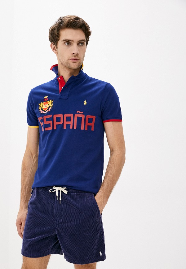 

Поло Polo Ralph Lauren, Синий, CITIES OF WORLD CAPSULE