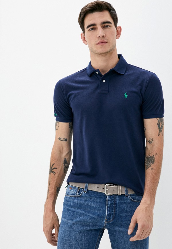 

Поло Polo Ralph Lauren, Синий, EARTH POLO CAPSULE