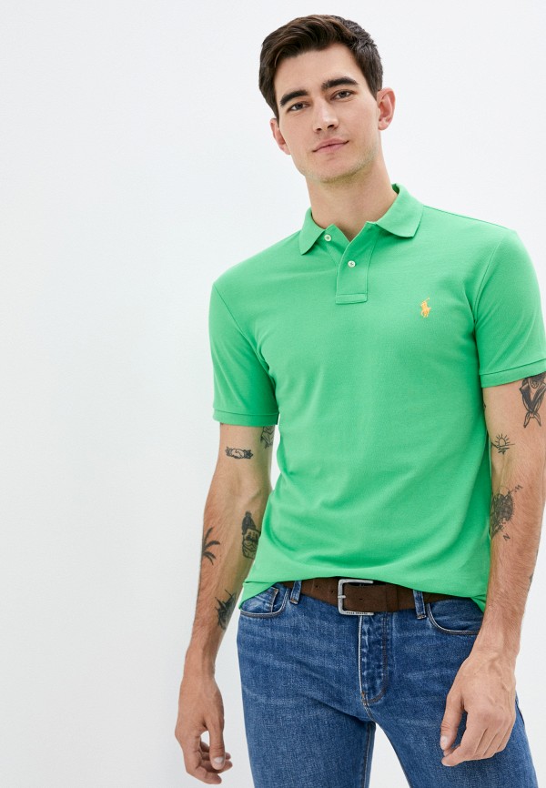 

Поло Polo Ralph Lauren, Зеленый, Polo Ralph Lauren PO006EMJRJX3