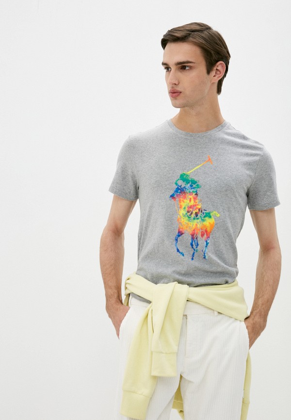 

Футболка Polo Ralph Lauren, Серый, Polo Ralph Lauren PO006EMJRJY3