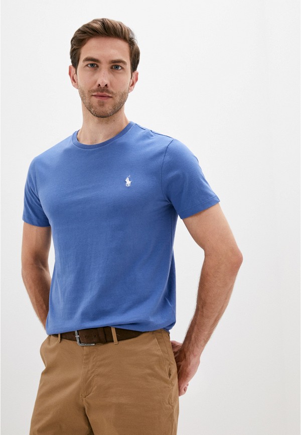 

Футболка Polo Ralph Lauren, Синий, Polo Ralph Lauren PO006EMJRJZ7