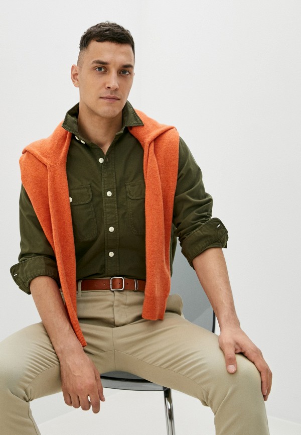 

Рубашка Polo Ralph Lauren, Хаки, Polo Ralph Lauren PO006EMKQZR5
