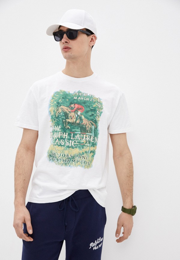 

Футболка Polo Ralph Lauren, Белый, Polo Ralph Lauren PO006EMMCSS7